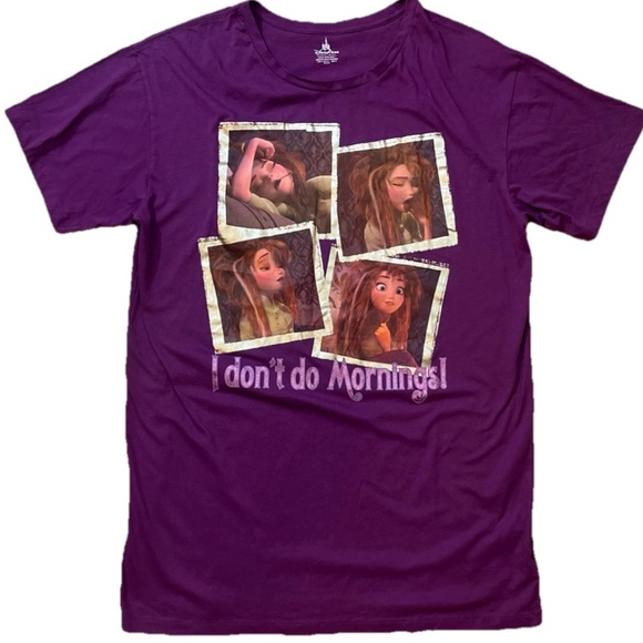 Disney Other - Disney Parks Frozen Anna "I Don't Do Mornings!" Sleep Shirt Adult One Size